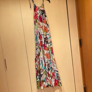 Beautiful unlined silk open back dress